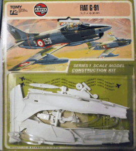 AIRFIX/TOMY/1/72/イタリア空軍フィアットG-91 R1ジェット戦闘機/未開封未組立品