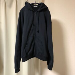 AURALEE 23SS SMOOTH SOFT SWEAT ZIP PARKA スムース ソフト スウェット ジップ パーカー オーラリー 紺 ネイビー A23SP01TU