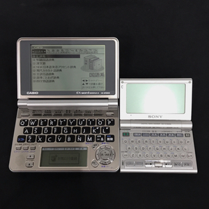 CASIO EX-word DATAPLUS ４ XD-SP6600 SONY DD-IC500S 電子辞書 2点 セット