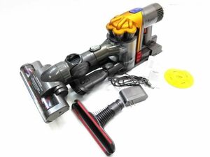 ★動作品 Dyson ダイソン DC35 コードレスクリーナー サイクロン掃除機 充電器 ミニタービン ブラケット ツール付き F-0522-12 ◇@100 ★