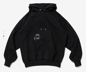 黒M WTAPS CROSS BONES HOODY ダブルタップス クロスボーン パーカー