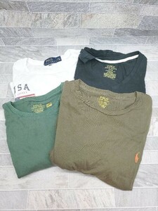 ◇ 《 POLO RALPH LAUREN ポロ ラルフローレン まとめ売り4点セット サイズS Tシャツ カットソー メンズ 》 P