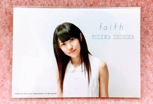 限定! 女性声優「三澤紗千香(みさわさちか)・3rd シングル faith」キービジュアル ブロマイド　写真 特典 黒雪姫 ブラック・ロータス 貴重