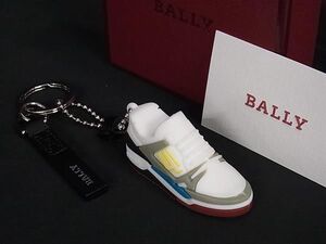 ■新品同様■ BALLY バリー 靴モチーフ キーホルダー チャーム メンズ レディース ホワイト系 CD1784