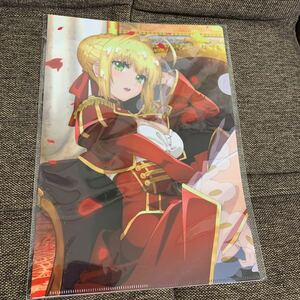 Fate FGO EXTRA ワダアルコ ラストアンコール クリアファイル ネロ　A４　非売品　フェイト