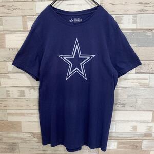 NFL ダラス・カウボーイズ　半袖　Tシャツ　アメフト M ネイビー　紺　星　アメリカンフットボール　プロスポーツ　DALLAS COWBOYS