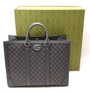 極美品 GUCCI グッチ 【GGスプリーム オフィディア ラージ 2WAY トートバッグ 724665】 ※簡易梱包のみ メンズ