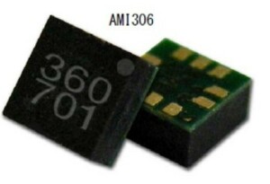 愛知製鋼　超小型 3軸磁気センサ AMI306　10個 【100～@4百、1,000～@3百】