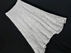 any SiS エニィスィス 総レース マーメイド スカート size3/グレー ■■ ☆ eib7 レディース