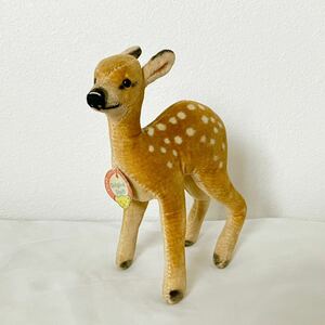 steiff シュタイフ ビンテージ アンティーク バンビ ヴィンテージ　シカ 鹿　FAWN バンビ　コレクション　ぬいぐるみ　動物　アニマル