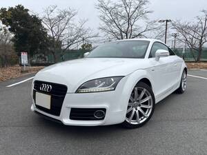 1万円スタート/車検9年2月/アウディTTクーペ/2.0TFSIリミテッド150台限定車/ナビ＆Bカメラ/革シート/シートヒーター/ETC/キーレス/純正18AW