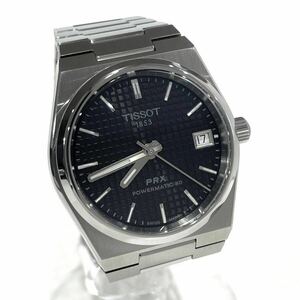 未使用 TISSOT ティソ PRX パワーマティック80 35MM T137.207.11.051.00 腕時計 自動巻き ブラック文字盤 ステンレス メンズ 箱保付