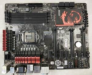 【中古パーツ】BIOS確認のみ、MSI Z87-S03 マザーボード ＩＯパネル付 LGA1150 ■MB2303