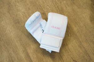 ISAMI イサミ ボクシングトレーニンググローブ トレーニング用品 マジックテープ式 女性大人用 中古品 1016248