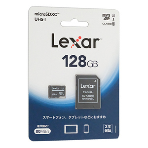 【ゆうパケット対応】Lexar microSDXCカード LMS0C10128G-BNANJ 128GB [管理:1000025474]