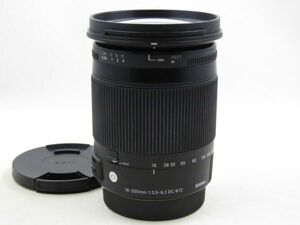 [21762V4]★完動品★SIGMA 18-300mm F3.5-6.3 DC MACRO OS HSM Contemporary Canon