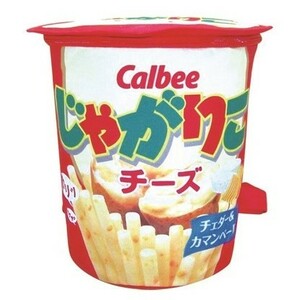 ZZ【チーズ】じゃがりこ リュック 超BIG リュックサック チーズ味 パッケージデザイン 赤 タグ付き 新品 PW