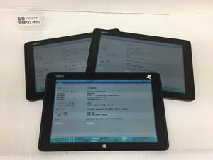 ジャンク3台セット/FUJITSU ARROWS Tab Q506/Atom X5-Z8500 1.44GHz/64GB/4GB/10.1インチ/高解像度