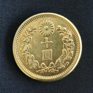 新10円金貨　明治35年　約8.3ｇ　古銭 　十圓　十円◆おたからや【x-A73155】同梱-3