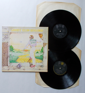 輸入盤２枚組LP　ELTON JOHN　”GOODBYE YELLOW BRICK ROAD　DJLPD-1001