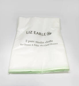 即決★新品 LIZ EARLE リズアール クレンズ＆ポリッシュ用 専用クロス ムスリン布 コットン100パーセント素材 2枚