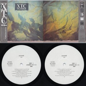 XTC【アナログLP　国内盤　帯付き　白レーベル】Mummer