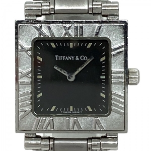 TIFFANY&Co.(ティファニー) 腕時計 アトラススクエア レディース 黒