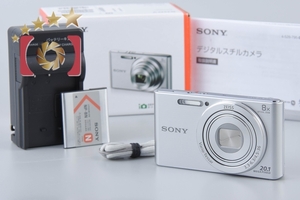 【中古】SONY ソニー Cyber-Shot DSC-W830 シルバー コンパクトデジタルカメラ 元箱付き