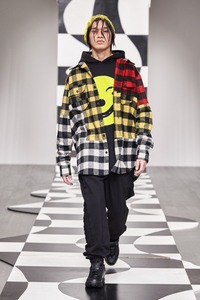 定70300円 Liam Hodges リアムホッジス パッチワーク ネルシャツ BEETLEJUICE LUMBERJACK OVER SHIRTS シュプリーム ギャルソン sacai 24ss