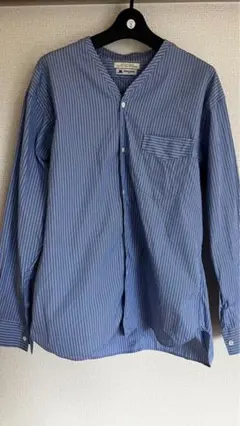 OLDJOEATERIER GILETT SHIRTS - AZURSTRIPE