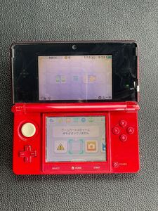  Nintendo 任天堂 3DS CTR-001 赤 中古品 