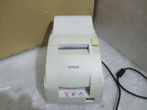 [F2-3/M007-2]★EPSON TM-TU220A 506 Model:M188A サーマルレシートプリンタ 通電OK★