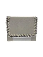 STELLAMcCARTNEY MINI WALLET FALABELLA 3つ折り財布 グレー レディース