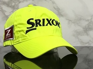 【未使用品】262F 訳あり★SRIXON ZーSTAR スリクソン ゴルフ キャップ お洒落なライトグリーンのコットン素材《FREEサイズ》松山英樹