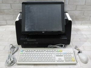 ☆Ω 新DC 0761♪ 保証有 TEC【 SJ-9000-S 】東芝テック事務コン キーボード/マウス/ペン付 動作OK・祝10000!取引突破!!