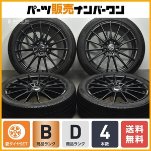 【良好品】ENKEI TUNING FC01 18in 7J +53 PCD114.3 ピレリ パワジー 215/45R18 ノア ヴォクシー ステップワゴン アクセラ アテンザ