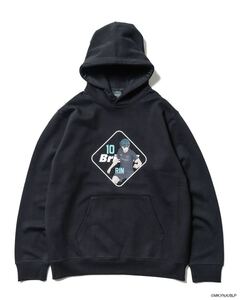 XL 新品 送料無料 FCRB 24AW BLUE LOCK SWEAT HOODIE BLACK RIN 缶バッジ SOPHNET F.C.R.B. ブリストル BRISTOL F.C.Real Bristol パーカー