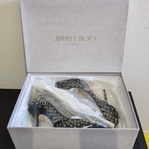 JIMMY CHOO （ジミーチュウ）LOVE 100 サイズ39　パンプス　新品未使用 ブラック/ゴールド