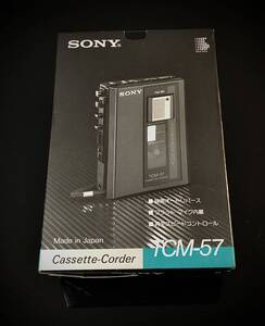 カセットウォークマンSonyTCM-57 外箱付「新品整備済み、完動超美品」