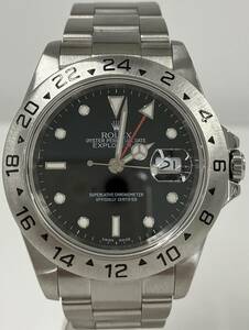 ROLEX ロレックス16570 エクスプローラーⅡ 腕時計 メンズ 自動巻き ブラック文字盤