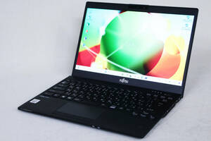 【1円～】Win11Pro＆Office2019＆10世代i5搭載！快速＆極軽極薄 LIFEBOOK U9310/E i5-10310U RAM8G NVMeSSD128G 13.3型FHD WiFi6 顔認証