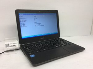 ジャンク/ Acer TravelMate B117-M Intel Celeron N3060 メモリ4.1GB ストレージ無し 【K02492】