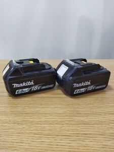 【1円スタート】マキタ 18V BL1860B ６.０Ah　Makita makita 純正バッテリー 充電　 リチウムイオンバッテリー リチウムイオン