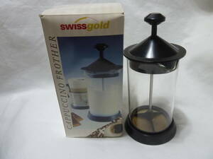 ＳＷＩＳＳ　GOLD　cappuccino frother 　カプチーノ　カフェラテ 泡だて器　　 未使用　保管品