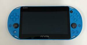 中古品　SONY ソニー PS Vita PCH-2000 本体のみ アクアブルー ジャンク扱い（動作未確認）