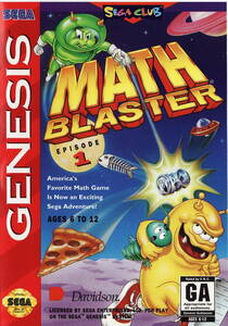 送料無料 北米版 海外版メガドライブ Math Blaster Episode 1 GENESIS ジェネシス 