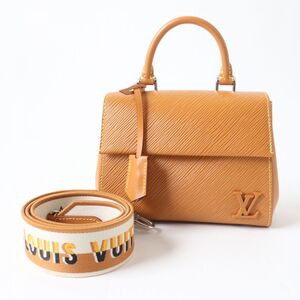 極美品◎仏製 LOUIS VUITTON ルイヴィトン M58931 クリュニー ミニ エピ 2WAY ハンド／ショルダーバッグ ゴールデンハニー 箱・保管袋付き