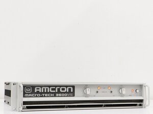 ■□AMCRON MACRO-TECH 3600VZ パワーアンプ MA-3600VZ アムクロン□■026964007□■