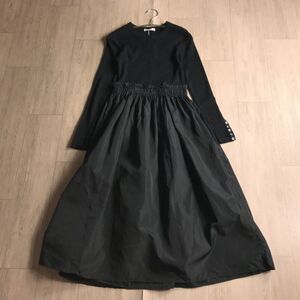 100円スタート♪ 新品　AG by aqua girl おしゃれデザイン　ニット切り替え　ワンピース