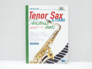 【送料無料】★楽譜★Tenor Sax＆Piano　テナーサックス＆ピアノ★Chrismas Duets★付録CD（未使用）付き★【匿名配送】★